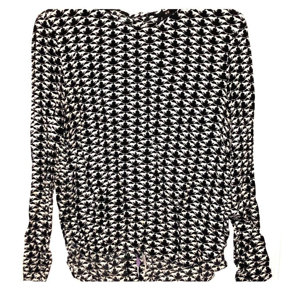 Cat Printed Blouse